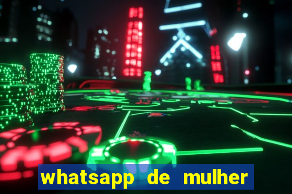 whatsapp de mulher de programa
